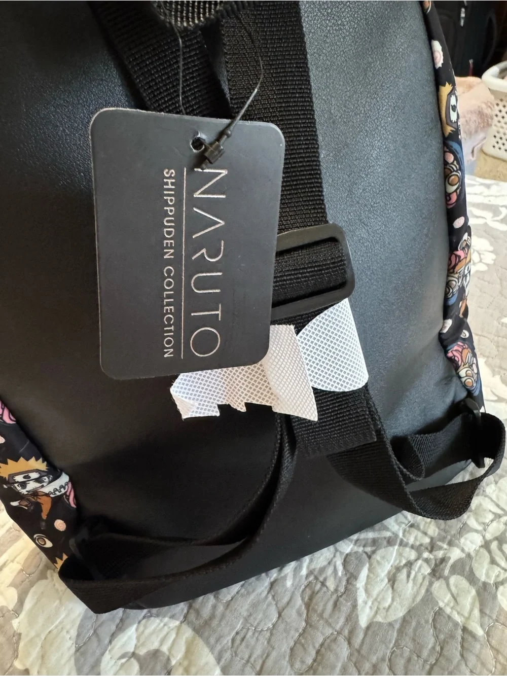 Naruto Anime-Print Mini Backpack - BlackNWT